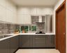 12X12 Ft Kitchen Design With Spacious Wall And Base Units - Livspace