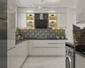 12X13 Ft L-Shaped Kitchen Design With Profile Lighting - Livspace