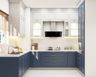 12X12 Ft U-Shaped Kitchen Design With A Quartz Countertop - Livspace