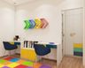 Colourful Study Room Design - Livspace