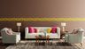 Brown Classic Wall Paint Design - Livspace