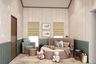 Pink And Beige Wallpaper Design - Livspace