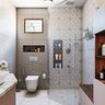 Bathroom Design with Glass Partition