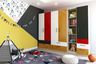 Black and Yellow Wall Paint Design