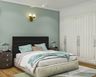 Bedroom Pastel Green Wall Paint Design - Livspace