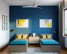 Refreshing blue wall paint for serene kids' bedrooms -Livspace