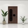 Mid Century Modern Door Design with Matte Finish and Single Swing Style