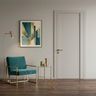 Contemporary Bedroom Door Design with Matte Finish Single Swing Door