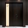 Modern Entrance Door Design with Matte Finish Single Swing Door
