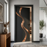 Swing Single Compact Modern Door Design with Matte Finish