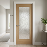 Swing Single Contemporary Entrance Door Design with Matte Finish Style