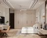 Painted Gypsum False Ceiling Design with Contemporary Concealed Lighting Setup