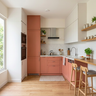 U-Shaped Kitchen Design with Breakfast Ledge