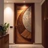 Contemporary Matte Entrance Swing Single Door Design