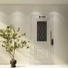 Entrance Swing Single Door Design with Classic Matte Detailing
