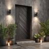 Rustic Matte Finish Swing Single Entrance Door Design