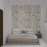 Modern Kids Bedroom with Storytelling Cartoon Theme Wallpaper Design