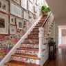 Eclectic L-Shaped Staircase Design with Wooden Finish