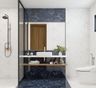 Unique Compact Bathroom Design - Livspace
