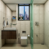 Convenient Bathroom Design With Maximum Storage Space - Livspace