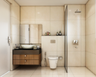 Spacious Easy To Maintain Bathroom Ideas - Livspace