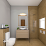 Spacious Bathroom Interior Design For Rental Homes - Livspace