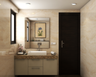 Spacious Granite Themed Bathroom | Livspace