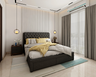Minimal Design Stylish Bedroom - Livspace