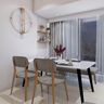 Convenient Dining Area With Subtle colours - Livspace