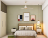 Low Maintenance and Conveniently Designed Modern Guest Room - Livspace
