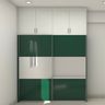 Trendy Multicoloured Wardrobe - Livspace