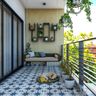 Spacious Balcony Design - Livspace