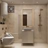 Beige Bathroom Design - Livspace