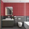Red And Black Bathroom – Livspace