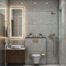 Grey Bathroom Design - Livspace