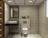 Beige Bathroom Design - Livspace