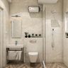 Compact Bathroom Design - Livspace