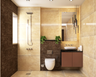 Contemporary Two-Toned Bathroom - Livspace