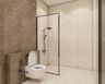 Spacious Simple Bathroom Design - Livspace