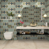 Patterned Bathroom Design - Livspace