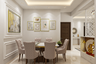 Modern White Dining Room – Livspace