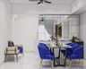 Premium Six-Seater Dining Room Design - Livspace