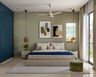 Modern Guest Bedroom With Artistic Pictures - Livspace