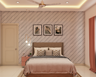 Peach Guest Bedroom Design - Livspace