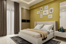 Yellow Guest Bedroom Design - Livspace