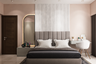 Modern Pink Guest Bedroom - Livspace