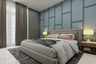 Contemporary Guest Bedroom With Wardrobe - Livspace
