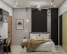 Grey And Black Guest Bedroom - Livspace