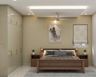 Beige Guest Bedroom - Livspace