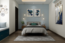 Charming Guest Bedroom Design With Aesthetic Blue Shades - Livspace